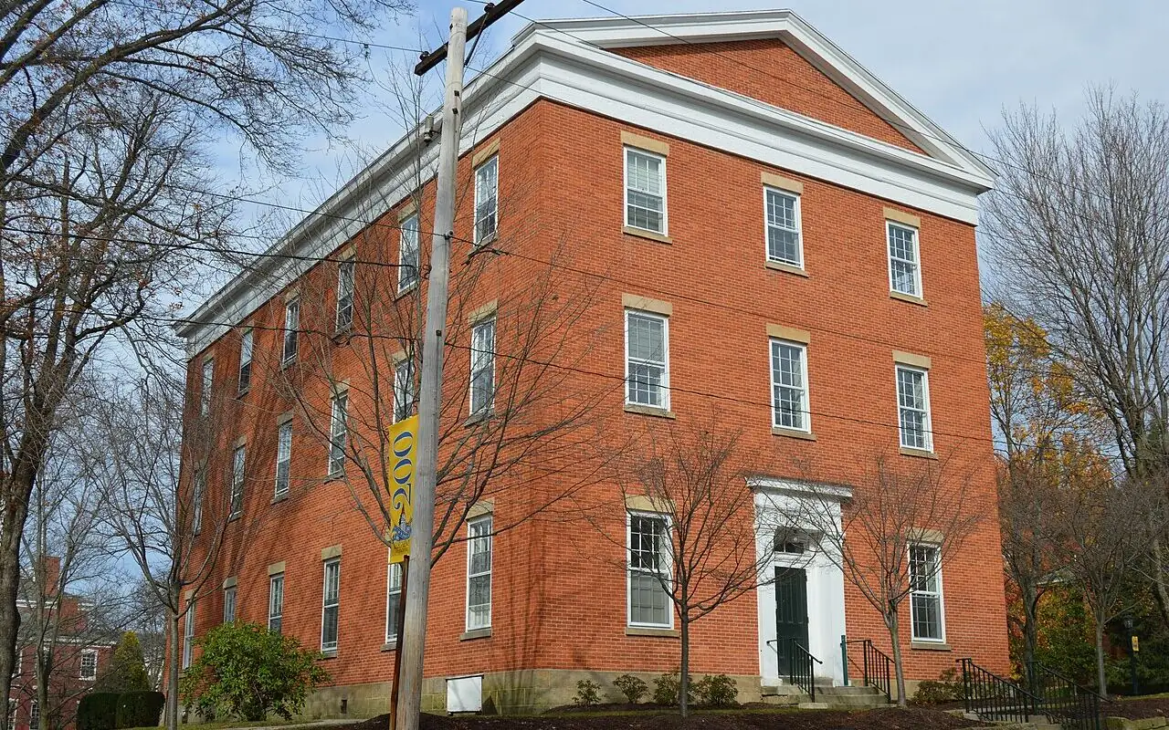 Historic Ruter Hall at Allegheny College in Meadville, Crawford County, PA