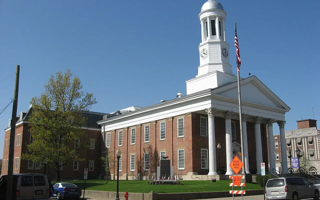 Greene County Courthouse in downtown Waynesburg, PA
